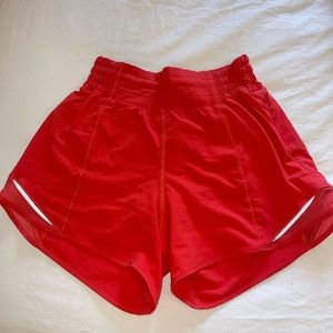 Lululemon hottie hot high rise 4” inseam short size 2. Condition like new.